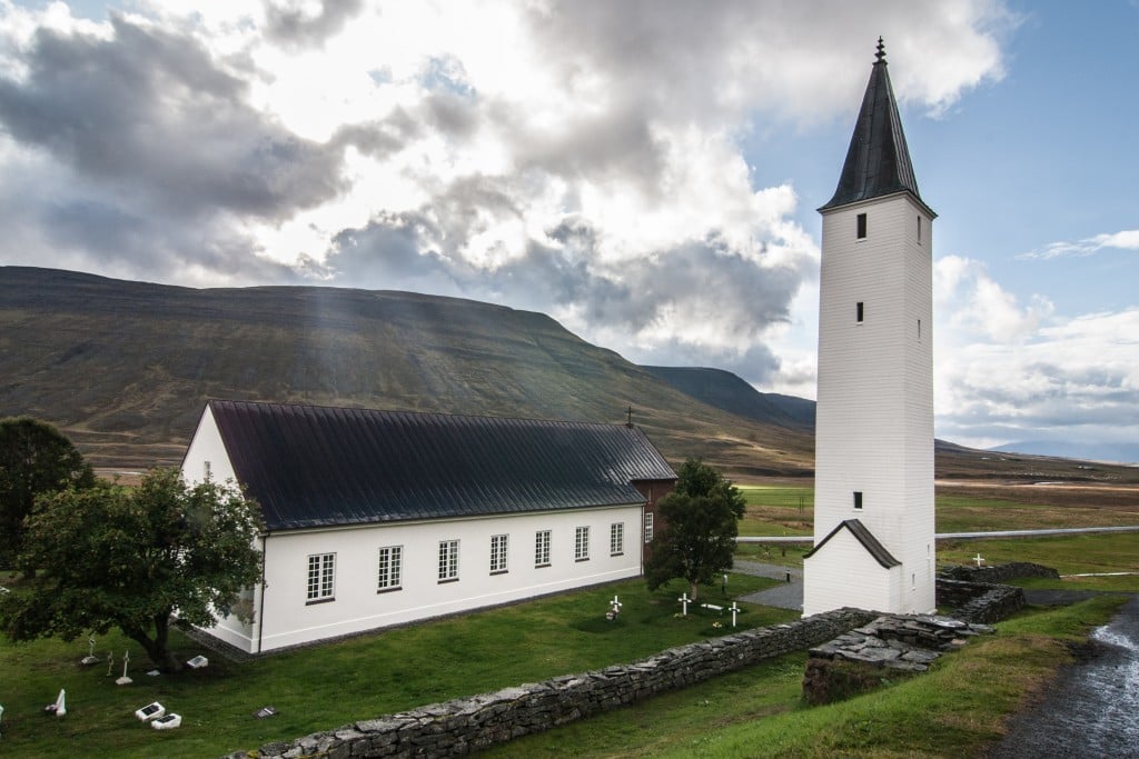 Historic Hólar in Hjaltadalur