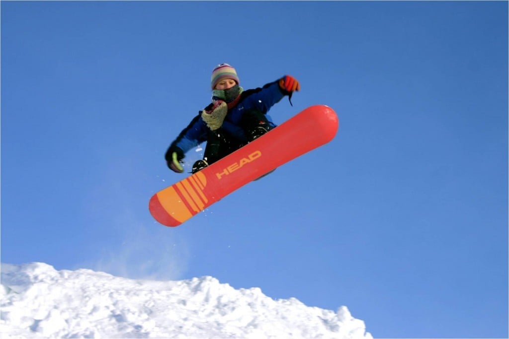 Snowboards in North Iceland